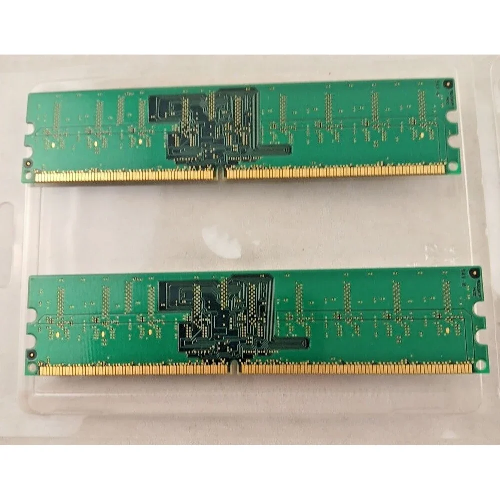 2 Samsung 512MB 1RX8 PC2-3200U-333-10-A1 KR M378T6553BG0-CCC 0441 DDR2 Memory